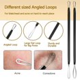 thumbnail image 4 of 10 Pcs Kit d'Outils pour Boutons en Acier Inoxydable Extracteur de Points Noirs Extracteur de Comédons pour Front Visage Nez Léger, 4 of 7