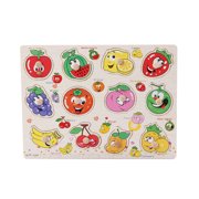 EGNMCR Wooden Number Lette Puzzle Early Learning Kids Educational Toys Puzzle Jigsaw