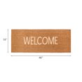 thumbnail image 3 of Tapis de Porte en Fibre de Coco Gaufrée Bienvenue 18"X46 Pouces, 3 of 3