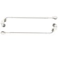 thumbnail image 1 of Versailles' Adjustable Ball Finial Swing Arm Rod Set 14in - 24in, 1 of 5