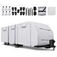 thumbnail image 1 of Unique Bargains RV Cover Windproof Anti-UV Camper Cover All Season Protection Silver Tone, 1 of 7