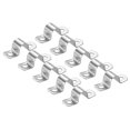 thumbnail image 1 of Unique Bargains 16mm Rigid Pipe Strap Clamp, 10 Pcs 304 Stainless Steel Two Hole U-shape Tube Clip, 1 of 5