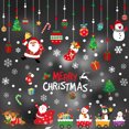 thumbnail image 1 of Christmas Decorations-Window Clings Decor Stickers, Multicolor Wall Decals Stickers,Home Kitchen School University Christmas Decorations(Style 9), 1 of 1