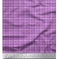 thumbnail image 1 of Soimoi Poly Crepe Fabric Check Block Print Fabric by Yard 42 Inch Wide, 1 of 2