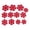 Red, variant on Non-Stick Pan Protector Pad 12-Piece Set Insulated Non-Woven Heat-Resistant Kitchen Stackable Cookware Protector