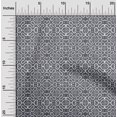 thumbnail image 1 of oneOone Cotton Cambric Fabric Leaves & Swirl Block Decor Fabric Printed BTY 56 Inch Wide, 1 of 4