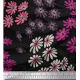thumbnail image 1 of Soimoi Modal Satin Fabric Artistic Flower Print Fabric by the Yard 42 Inch Wide, 1 of 3