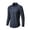 Navy, variant on Men Shirts Long Sleeve Men's Dress Shirts Big and Tall Long Sleeve Dress Shirt Untucked Dress Shirts for Men Man Dress Shirt Black M