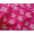 thumbnail image 4 of oneOone Silk Tabby Fabric Leaves & Floral Block Print Sewing Fabric BTY 42 Inch Wide, 4 of 4