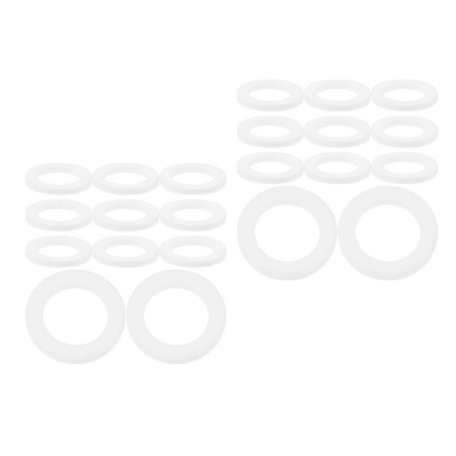QJUHUNG 48 Pcs Rondelles de Boyau d'Arrosage Silicone Étanche Joint en Silicone Boyau Rondelle en Silicone Rondelles de Boyau Rondelles en Silicone pour Boyau d'Arrosage