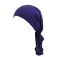 thumbnail image 1 of Chapeau Tressé Réversible Ajustable pour Femmes avec Perles, Style Musulman, Volant, Cancer, Bonnet Enveloppant, Bonnets de Nuit, Doublé Satin, Bonnets pour Cheveux, 1 of 4