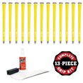 thumbnail image 1 of Karma Neion II Yellow Golf Club Grip Kit (13 Standard Grips, Solvent & Tape), 1 of 2