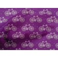 thumbnail image 4 of oneOone Cotton Poplin Fabric Dot & Bicycle Block Decor Fabric Printed BTY 56 Inch Wide, 4 of 4