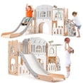 thumbnail image 1 of 8-in-1 Toddler Indoor Slide Playset – Comprehensive Kids Playground with Climber, Slide & More, 1 of 7