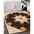 thumbnail image 3 of Ahgly Tapis Rectangulaire Lavable en Machine Intérieur Rouge Nuit, 5 Pieds x 8 Pieds, 3 of 7