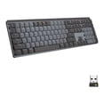 thumbnail image 2 of Logitech MX Mechanical Wireless Illuminated Keyboard - Keyboard - full size - backlit - wireless - Bluetooth LE - key switch: Tactile Quiet, 2 of 12