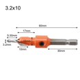thumbnail image 3 of 1pc Woodworking Hex Shank Countersink Drill Bit Salad Drill Step Drill Bit, 3 of 8