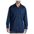 thumbnail image 1 of Dickies Mens Long-Sleeve Work Shirt, 3T, Dark Navy, 1 of 4