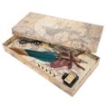 thumbnail image 3 of Feather Pen Gifts,Feather Pen Set Gold Feather Pen Feather Pen Set Crafted with Care, 3 of 8