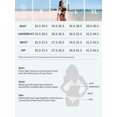 thumbnail image 2 of Charmo Womens Ruffle Bikini Sets Tie Back Two Piece Bathing Suit Push Up Swimsuit, 2 of 5
