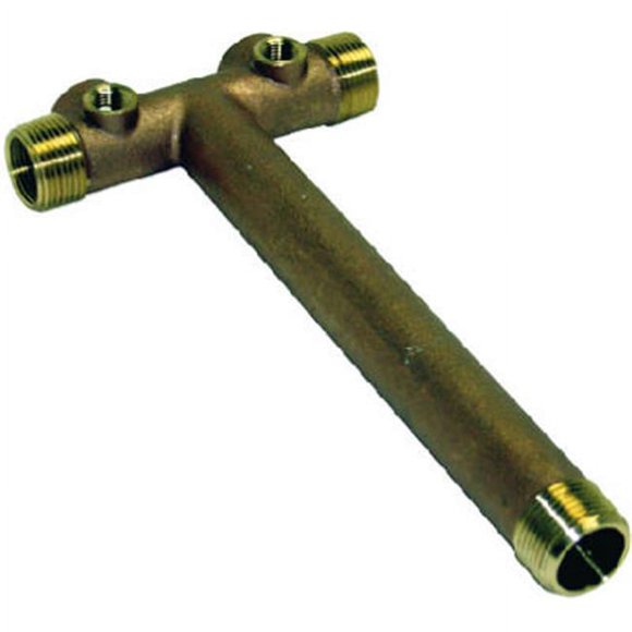 Water Source TC13NL 14 x 5.75 in. Brass Tank Tee