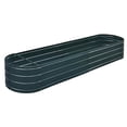 thumbnail image 1 of Grapevine Galvanized Steel Raised Garden Bed, Oval, 79IN, Green, 1 of 6