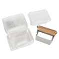 thumbnail image 1 of Peahefy Honey Scraper,Stainless Steel Comb Honey Cutter Scraper with Plastic Box Beekeeping Accessory,Stainless Steel Honey Cutter, 1 of 8