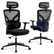 BeesClover Office Chair Ergonomic Desk Chair - Home Mesh Office Desk Chair with Adjustable Lumbar Support, High-Back Computer Gaming Chair with Headrest 3D Armrests