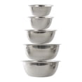 thumbnail image 3 of Ensemble de Bols à Mélanger en Acier Inoxydable Robustes – Bassine de Cuisine Multifonctionnelle pour la Cuisson, la Marinade et le Service, de Qualité Commerciale et Compatible Lave-Vaisselle, 3 of 7