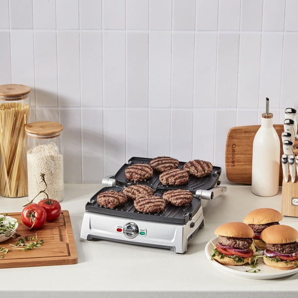 panini press cuisinart griddler waffle plates
