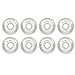 thumbnail image 3 of Labeda Millennium Gripper White Roller Hockey Inline Wheels 80mm X-Soft 8 Pack, 3 of 3