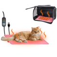 thumbnail image 3 of Self-Warming Pet Heating Pad Adjustable Temperature Control with Timer for Indoor Use Soft Mat Safe Chew Cord Design, 3 of 5