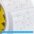 thumbnail image 3 of Unique Bargains Corrosion Protection Pipe Tape, 108 Ft x 2.4 Inch PVC Insulation Wrap Duct Tape Self Adhesive, White, 3 of 7