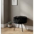 thumbnail image 1 of Pixie Pouf Rond, Pouf, Repose-Pieds, Tabouret Repose-Pieds, 1 of 3