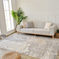 thumbnail image 1 of Rug Branch Nomad Abstract Indoor Area Rug, Cream Grey, Modern - Living Room, Bedroom, Dining Room, and Kitchen, 1 of 7
