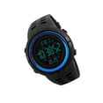 thumbnail image 1 of serony 1251 Mens Digital Sports Watch Waterproof Stopwatch Countdown Blue, 1 of 7