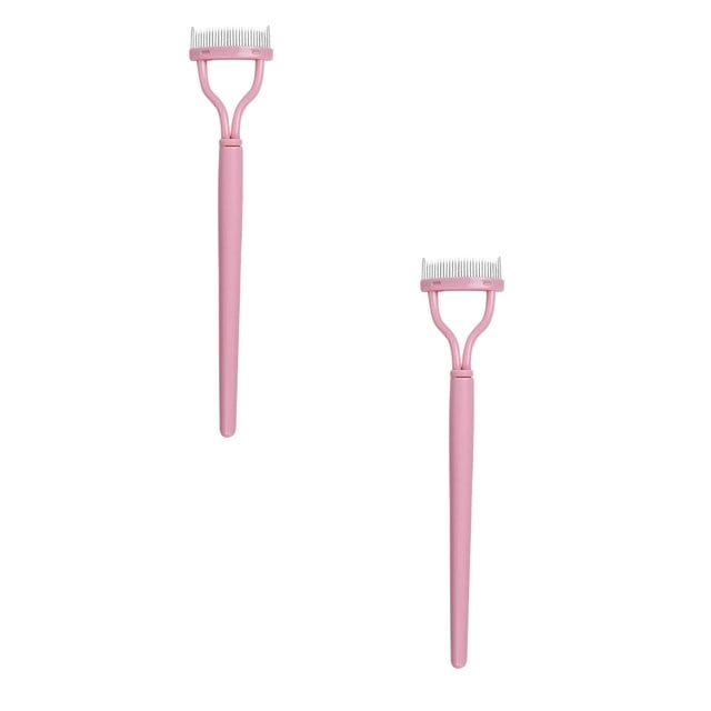 4/3/2/1 Pieces Eyelash Comb Eyelash Separator Tool Mascara Applicator Brushes Eyelash Definer with Comb Cover Arc Designed Cosmetic Brushes Tool for Combing Separating Lashes