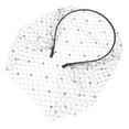 thumbnail image 3 of Miangastore 1 Pce Voile de Strass Bande de Cheveux Accessoire Photo de Fête Bandeau de Mariée, 3 of 8