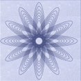 thumbnail image 1 of Ahgly Company Machine Washable Indoor Square Transitional Lavender Blue Area Rugs, 8' Square, 1 of 7