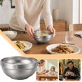 thumbnail image 3 of Titanium Double Wall Anti-Scalding Rice Bowl, Lightweight Camping Bowl, Antibacterial & Stackable, 4 Sizes for Outdoor, Home & Dining, 3 of 8