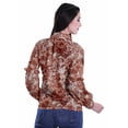thumbnail image 4 of Moomaya Chemise Boutonnée Col Classique Manches Longues Haut d'Été Tenue Décontractée, 4 of 4
