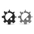 thumbnail image 3 of EDC Gear Outdoor Multifunctional Octopus Tool Stainless Steel Screwdriver Head Carry Portable Bicycle Repair Equipment, 3 of 8
