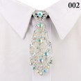 thumbnail image 2 of Cravate en Strass Mode Ajustable Cravate de Fête Cravate en Strass pour Hommes Femmes, 2 of 10