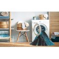 thumbnail image 2 of Ahgly Company Machine Washable Indoor Rectangle Transitional Dark Turquoise Green Area Rugs, 8' x 10', 2 of 7