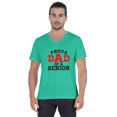 thumbnail image 1 of Inkmeso Mens Gradution Tee Shirt Proud Dad Of A Senior€ Graphic Print Tshirt For Daddy Gift, 1 of 7