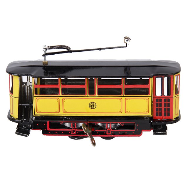 Vieux Jouet Mécanique Jouet Modèle Train Tram Collection Cadeaux pour Enfants