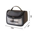 thumbnail image 3 of Vaidha Translucent Cosmetic Bag, Cosmetic Bag Set Frosted Translucent PVC With Zipper Handle Portable Travel Bag, Hangable And Handy Cosmetic Bag, 3 of 6
