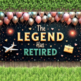 thumbnail image 4 of Balloon Design Retirement Banner Decorative Airplane Celebration for Office Party Indoor Decoration Retirement Celebration Event, 4 of 5