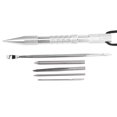 thumbnail image 2 of Bracelets Parachute Corde Aiguilles à Tricoter Kit de Pointe en Aluminium Bricolage Tissage ToolSilver 6pcs/set, 2 of 9