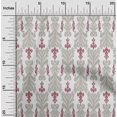 thumbnail image 1 of oneOone Viscose Jersey Fabric Swirl & Paisley Ikat Printed Craft Fabric BTY 60 Inch Wide, 1 of 5
